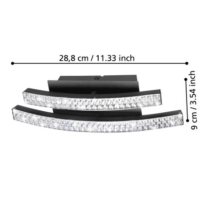 Eglo - Iluminação de parede LED LED/8W/230V