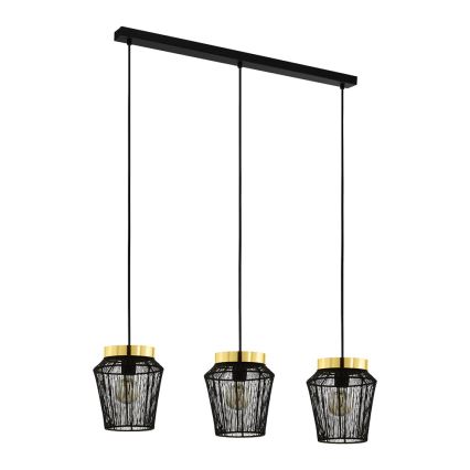 Eglo - Candelabro suspenso 3xE27/40W/230V