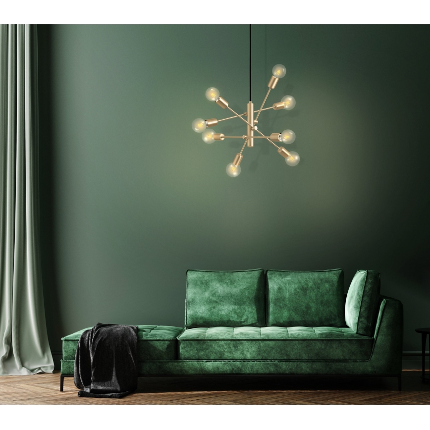 Eglo - Candelabro suspenso 8xE27/40W/230V