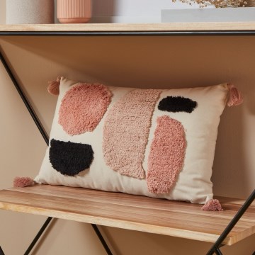 Eglo - Almofada decorativa 30x50 cm rosa