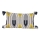 Eglo - Almofada decorativa 35x60 cm cinzento/amarelo