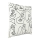 Eglo - Almofada decorativa 45x45 cm branco/preto
