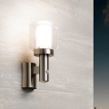 Eglo - Aplique de parede externo com sensor 1xE27/40W IP44