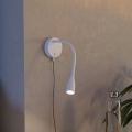 Eglo - Aplique de parede LED flexível com USB LED/3,8W/230V branco