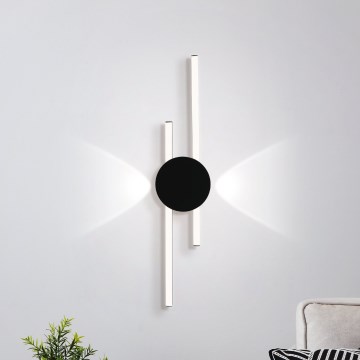 Eglo - Aplique de parede LED LED/20W/230V + LED/0,91W preto