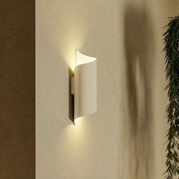 Eglo - Aplique de parede LED para exterior 2xLED/4W/230V 2700/4000/6000K IP44 branco