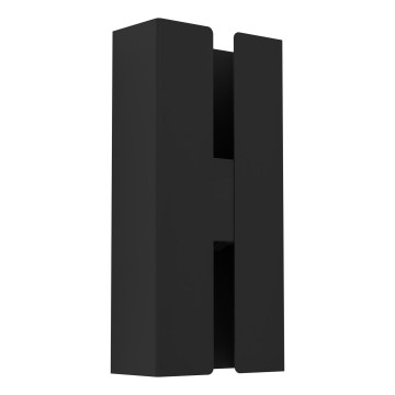 Eglo - Aplique de parede para exterior LED 2xLED/4W/230V 2700/4000/6000K. IP44 preto