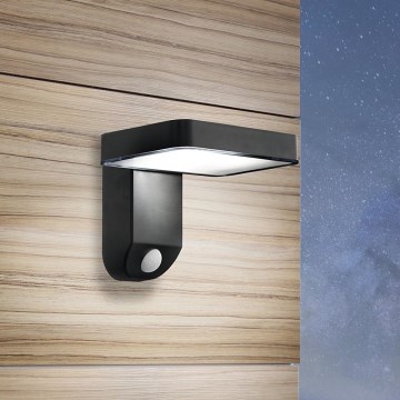 Eglo - Aplique de parede solar com sensor LED/4,5W/3,7V 2200 mAh IP44