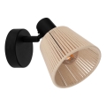 Eglo - Aplique de parede spot 1xE14/40W/230V bege/preto