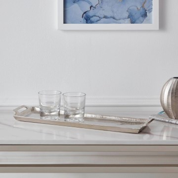 Eglo - Bandeja decorativa 12,5x44 cm cromado