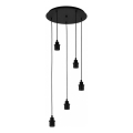 Eglo - Cabo de alimentação WRINGTON 5xE27/60W/230V preto
