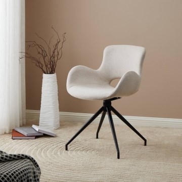 Eglo - Cadeira de refeição 82x58 cm creme/preto