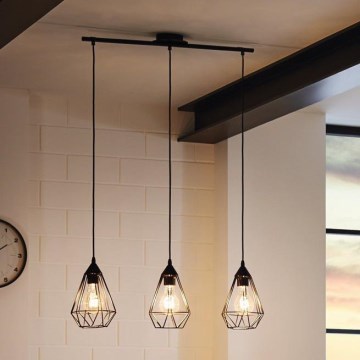 Eglo - Candeeiro 3xE27/60W/230V