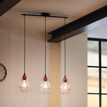 Eglo - Candeeiro 3xE27/60W/230V