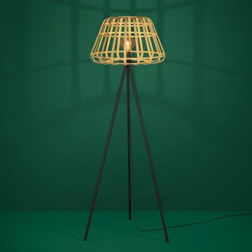 Eglo - Candeeiro de chão 1xE27/40W/230V bambu