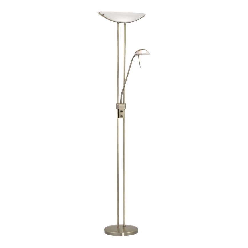 EGLO - Candeeiro de chão com regulação BAYA 1xR7s/230W + 1xG9/33W bronze