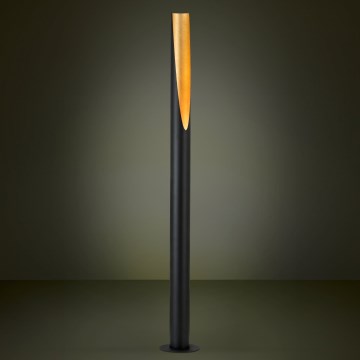 Eglo - Candeeiro de chão LED 1xGU10/4,7W/230V preto/dourado