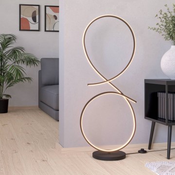 Eglo - Candeeiro de chão LED LED/20W/230V 3000K preto