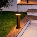 Eglo - Candeeiro de exterior LED/10W/230V, 35 cm, IP44, preto