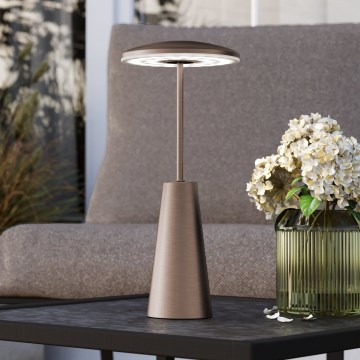 Eglo - Candeeiro de exterior LED tátil com regulação LED/2,8W/5V 2400K/3000K/4000K 5200 mAh IP54 bege