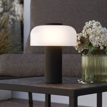 Eglo - Candeeiro de exterior LED tátil regulável LED/2,25W/5V 2400-4000K 5200 mAh IP44 preto/branco