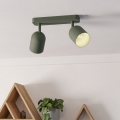 Eglo - Candeeiro de focos 2xE14/40W/230V verde