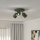 Eglo - Candeeiro de focos 3xE14/40W/230V Ø 25 cm verde