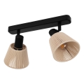 Eglo - Candeeiro de focos orientáveis 2xE14/40W/230V bege/preto