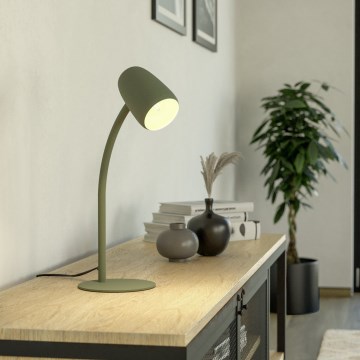 Eglo - Candeeiro de mesa 1xE14/18W/230V verde