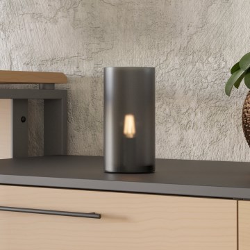 Eglo - Candeeiro de mesa 1xE14/60W/230V preto