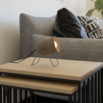 Eglo - Candeeiro de mesa 1xE14/8W/230V bege