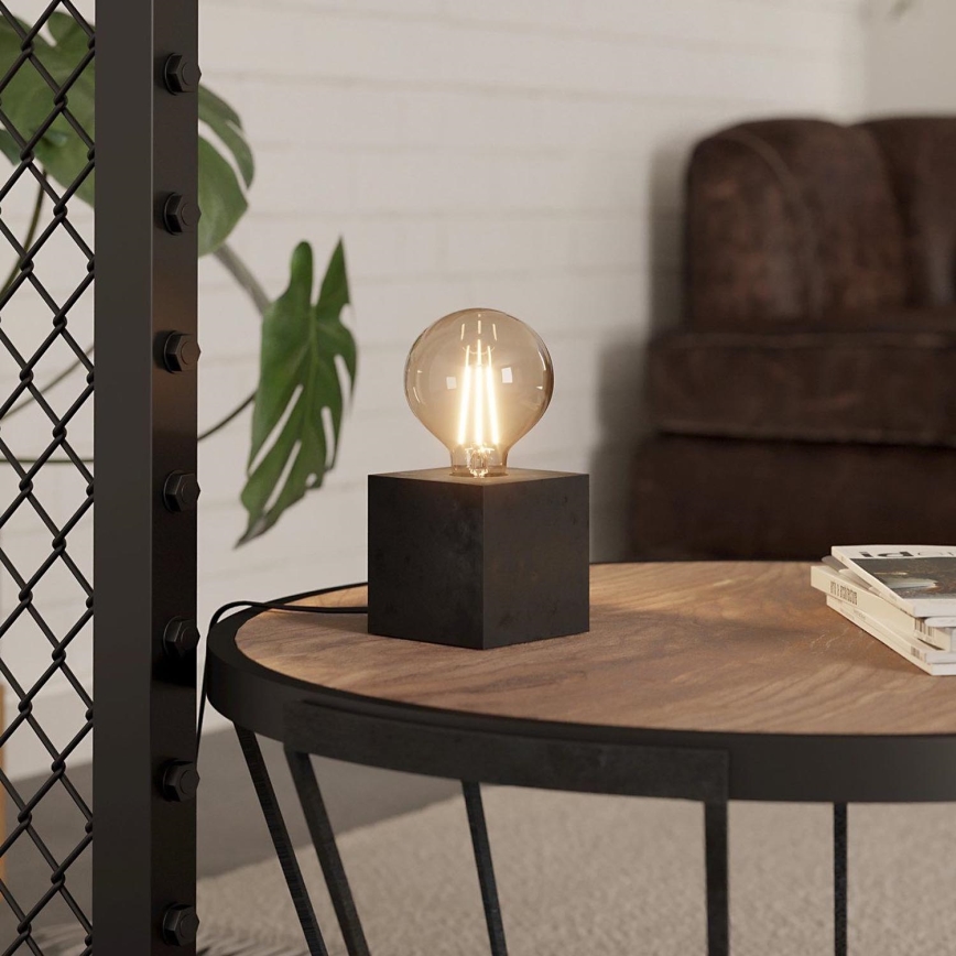 Eglo - Candeeiro de mesa 1xE27/40W/230V antracite