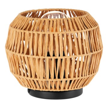 Eglo - Candeeiro de mesa 1xE27/40W/230V castanho