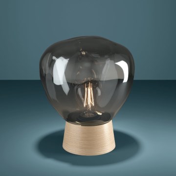 Eglo - Candeeiro de mesa 1xE27/40W/230V fumado