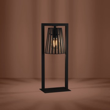 Eglo - Candeeiro de mesa 1xE27/40W/230V preto