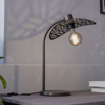 Eglo - Candeeiro de mesa 1xE27/60W/230V, acabamento bronze
