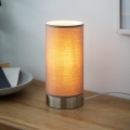Eglo - Candeeiro de mesa com regulação 1xE27/40W/230V taupe