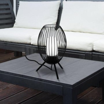 Eglo - Candeeiro de mesa exterior 1xE27/28W/230V IP44