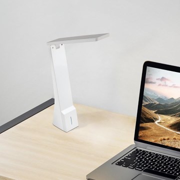 Eglo - Candeeiro de mesa fosco LED 1xLED/1,8W/230V branco