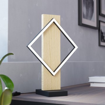 Eglo - Candeeiro de mesa LED/13W/230V preto/bege