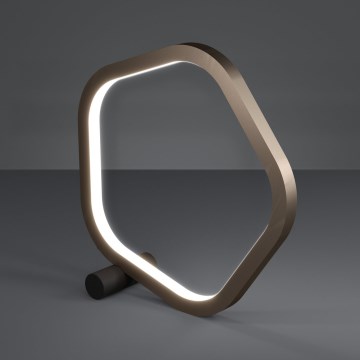 Eglo - Candeeiro de mesa LED regulável LED/7W/230V latão