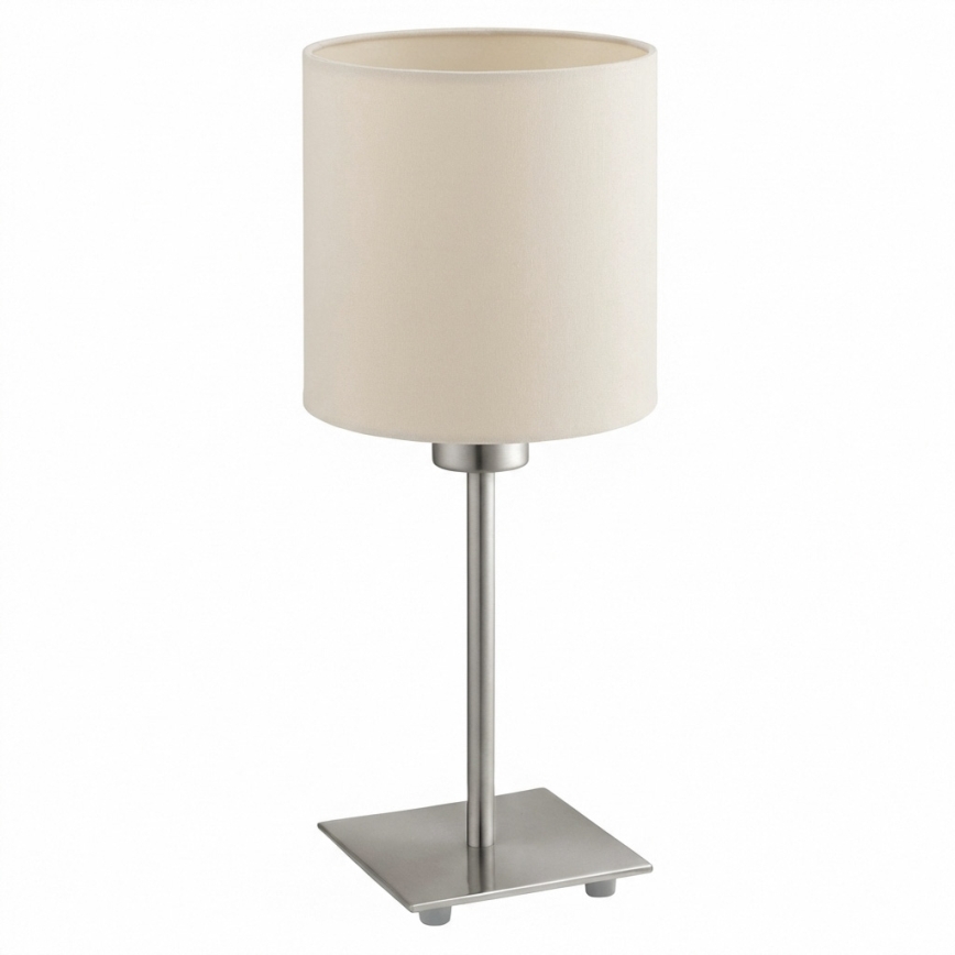 Eglo - Candeeiro de mesa LED TUNJA 1xE27/60W/230V creme