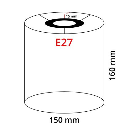 Eglo - Candeeiro de mesa LED TUNJA 1xE27/60W/230V creme