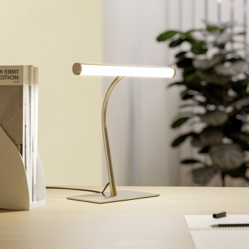 Eglo - Candeeiro de mesa tátil dimerizável LED/5W/230V 2700/4000/6500K cromado mate