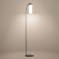 Eglo - Candeeiro de pé LED dimável LED/7W/230V + LED/1,6W 2200-6500K preto cromado