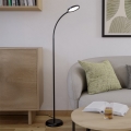 Eglo - Candeeiro de pé LED dimerizável e flexível LED/5,5W/230V 2700/4000/6500K preto