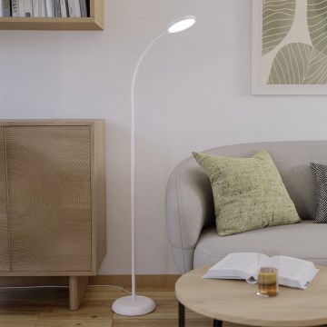 Eglo - Candeeiro de pé LED regulável e flexível LED/5,5W/230V 2700/4000/6500K branco