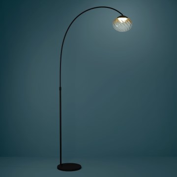 Eglo - Candeeiro de pé LED regulável LED/5,8W/230V 2200-6500K bege/fumado + controlo remoto