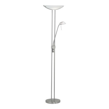 EGLO - Candeeiro de pé regulável BAYA 1xR7s/230W+1xG9/33W cromado mate
