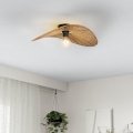 Eglo - Candeeiro de tecto 1xE27/42W/230V castanho/preto